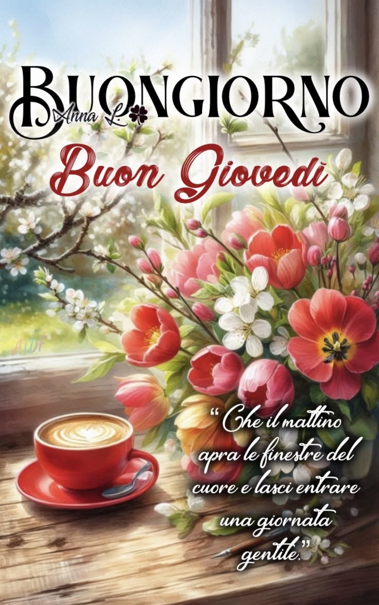 buongiorno buon giovedi neve
