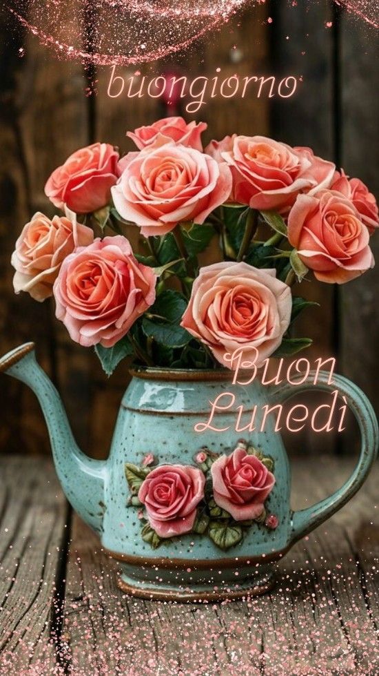 buongiorno buon lunedi con neve