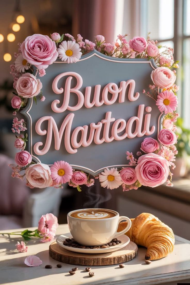 buongiorno buon martedi con affetto