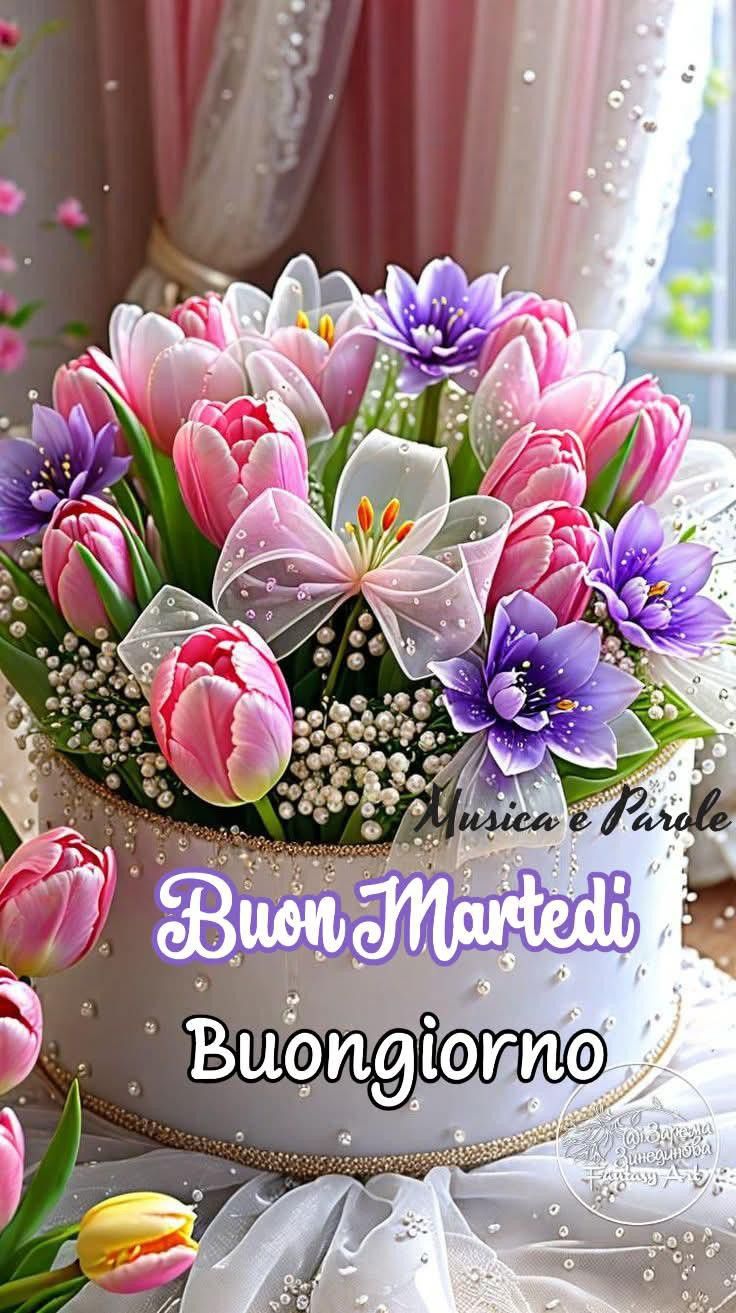 buongiorno buon martedi soleggiato
