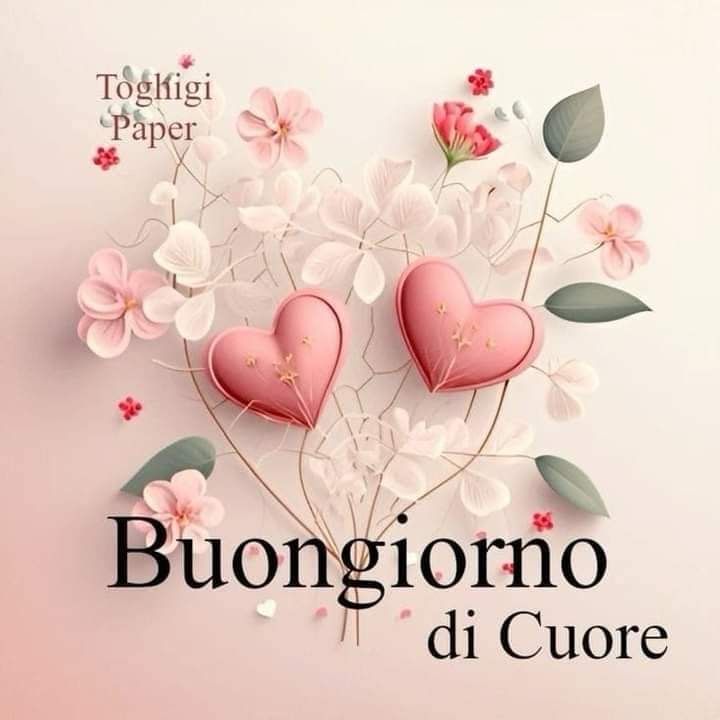 buongiorno buon martedi tenero