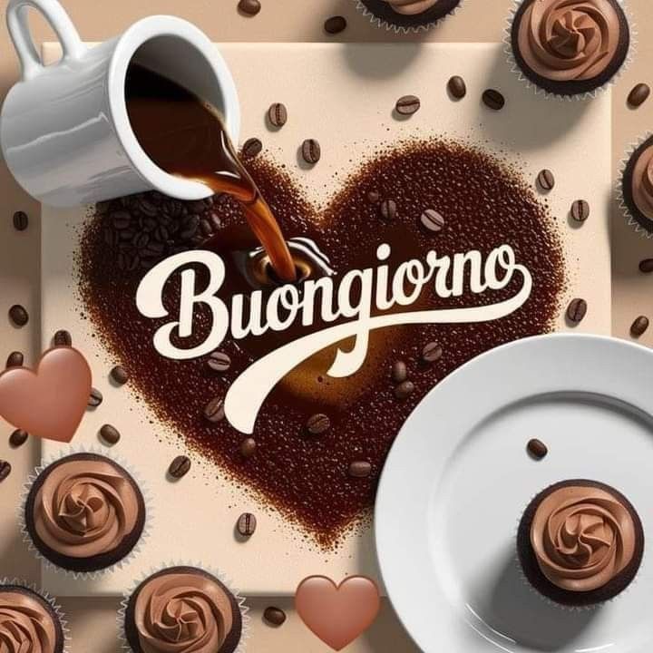 buongiorno buon mercoledi con caffe