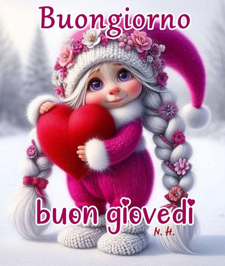 buongiorno buon mercoledi neve