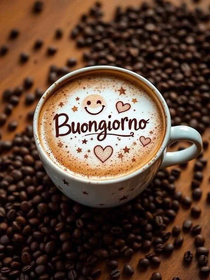 buongiorno buon sabato buon fine settimana caffe