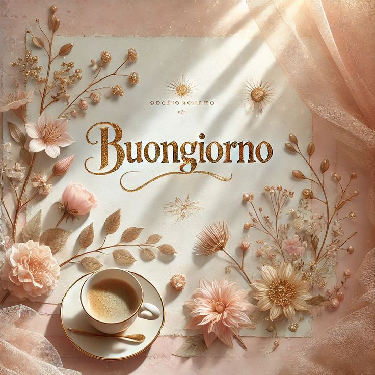 buongiorno buon sabato con il sole