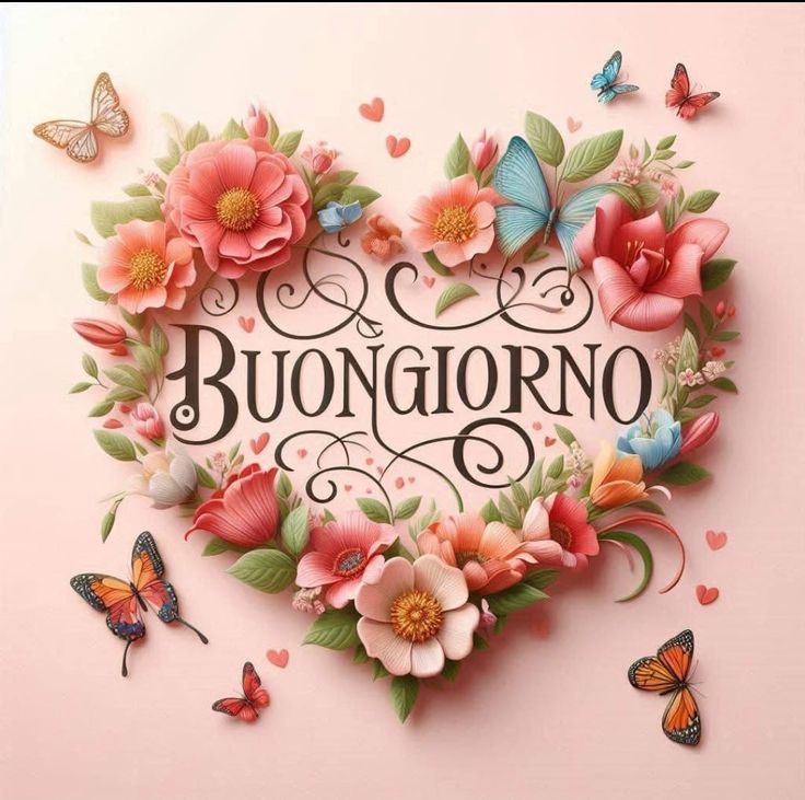 buongiorno e buon lunedi
