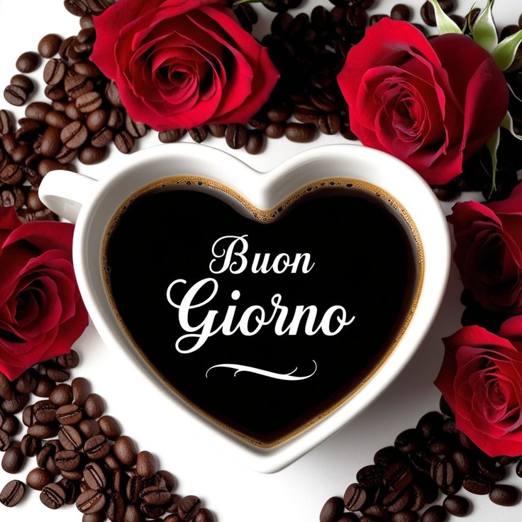 buongiorno invernale con caffe