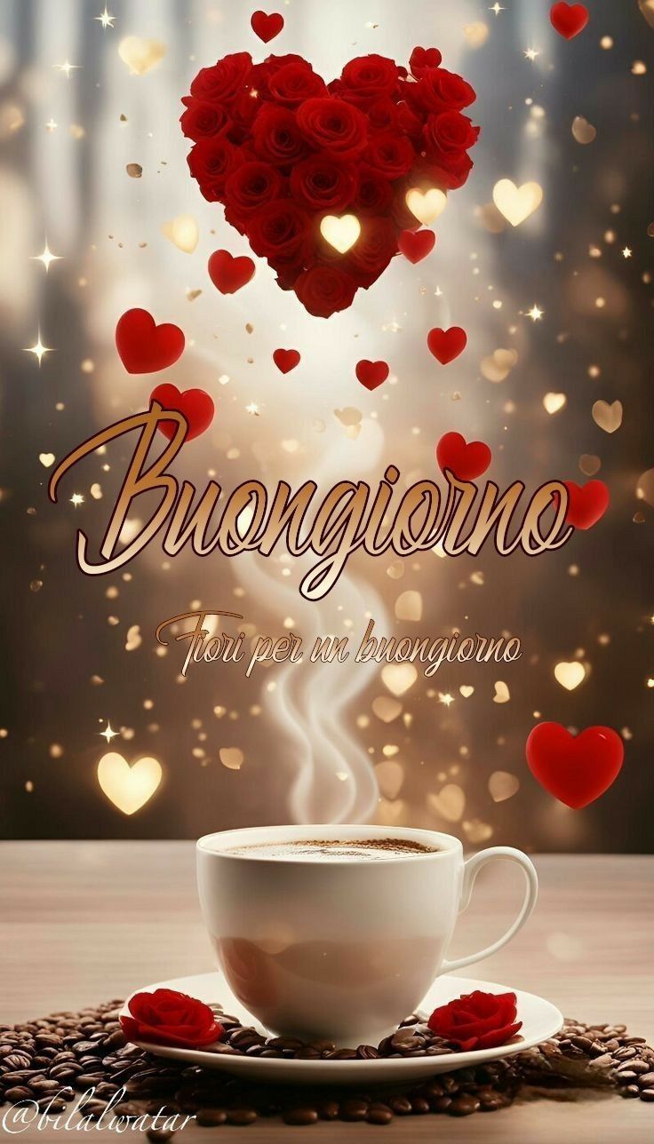 buongiorno invernale con caffe