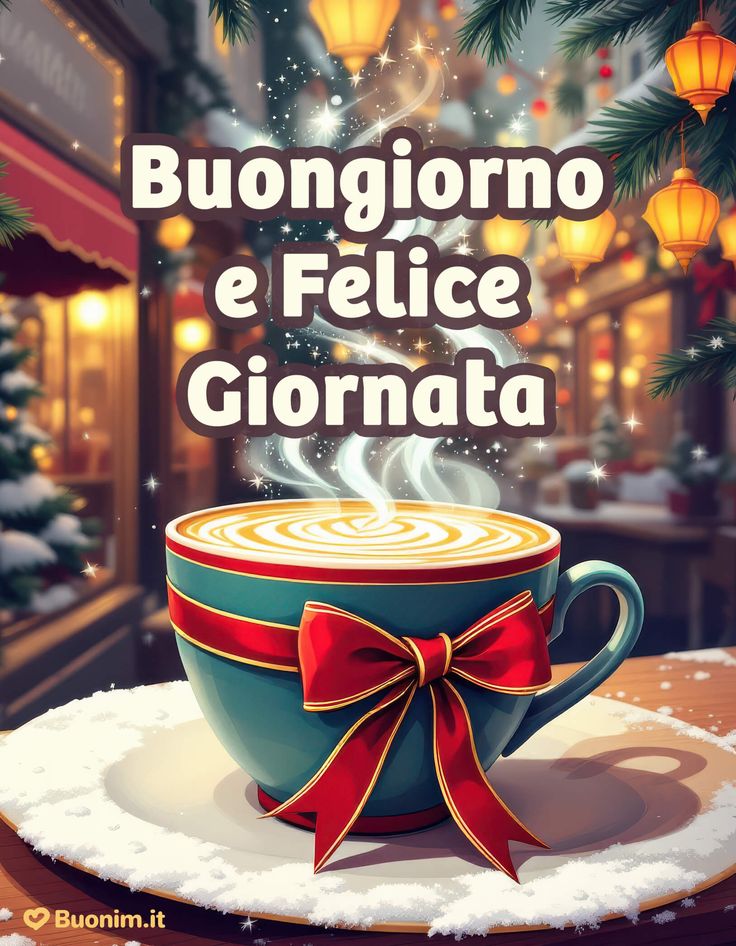 buongiorno invernale vintage