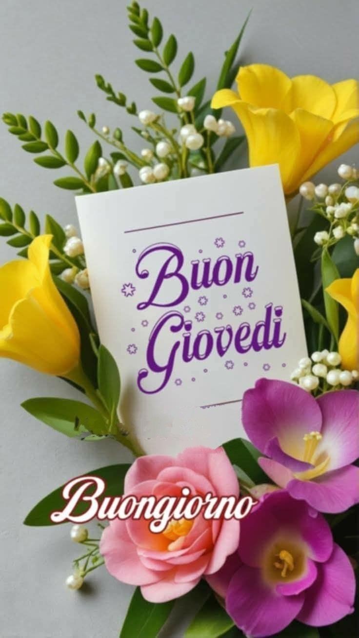 whatsapp buongiorno buon giovedi